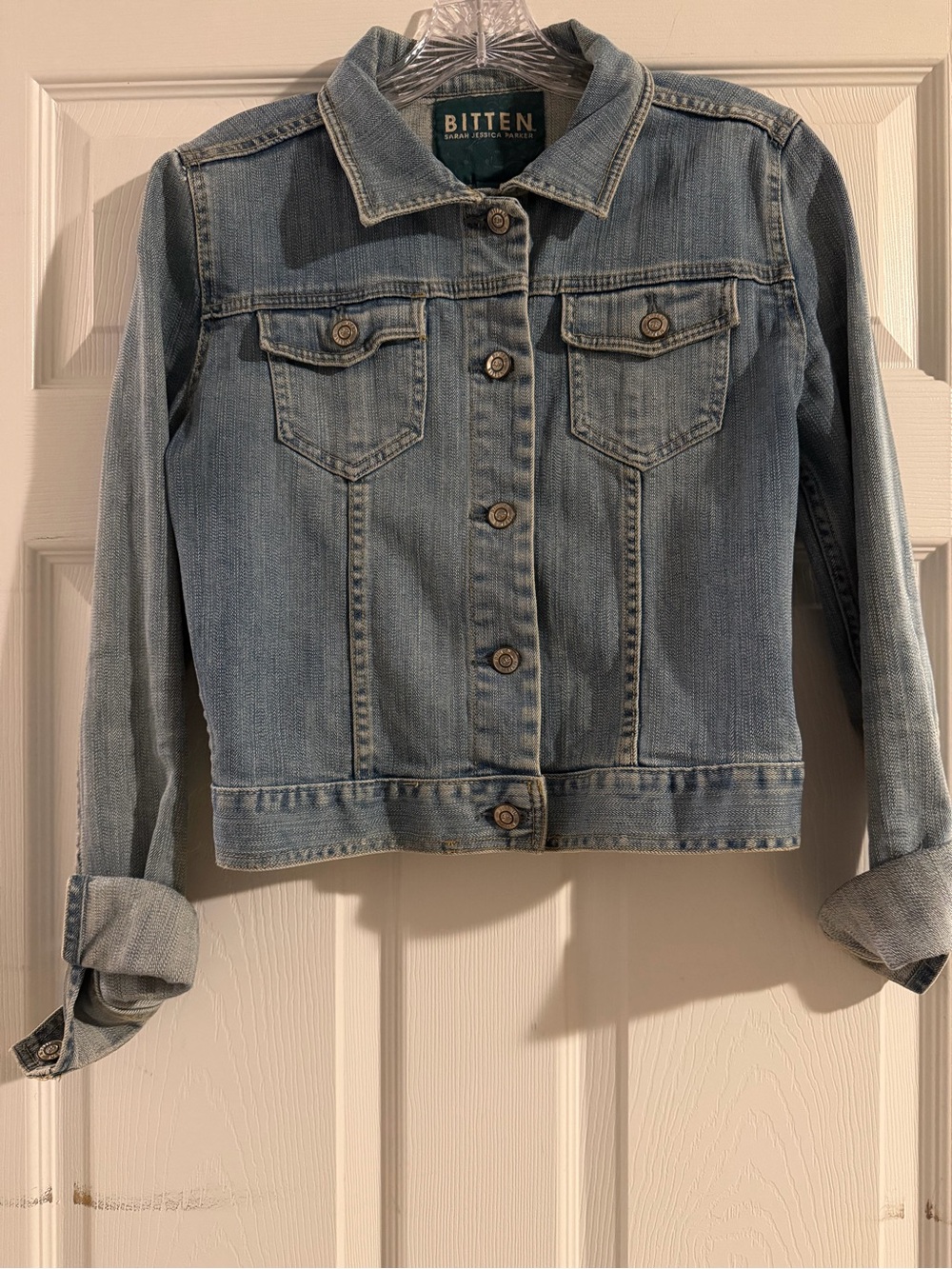 Bitten by Sarah Jessica Parker Light Wash Denim Jacket